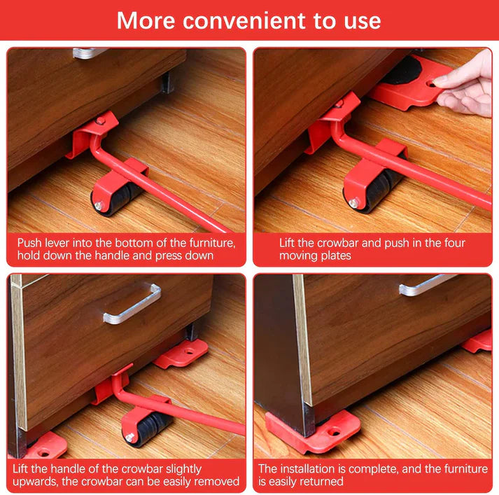 Furniture Lifter Moving Tool - Set of 5