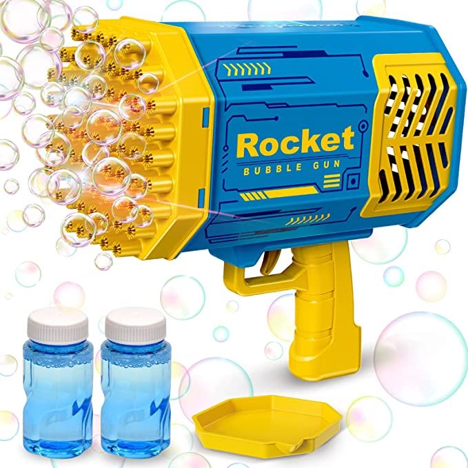 Bubble Gun With Colorful Led Lights