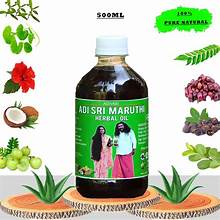 Adivasi Adi Sri Maruthi Pure Adivasi Ayurvedic Herbs  Natural Hair Oil for Strong and Healthy Hair